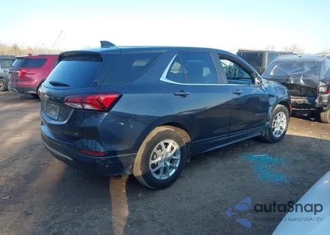 2022 Chevrolet Equinox Fwd Lt из США, поврежденный, VIN 3GNAXKEV2NS178614